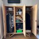 Audoux Minet rattan wardrobe