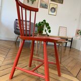 Red FDB Møbler J46 chair