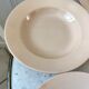 Lot de 5 assiettes creuses rose pâles Digoin Sarreguemines années 40
