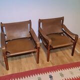 Paire de fauteuils Sirocco arne norell scanform Colombie
