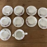 9 tea cups limoges