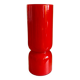 Lamp cylinder tube in vintage red glass