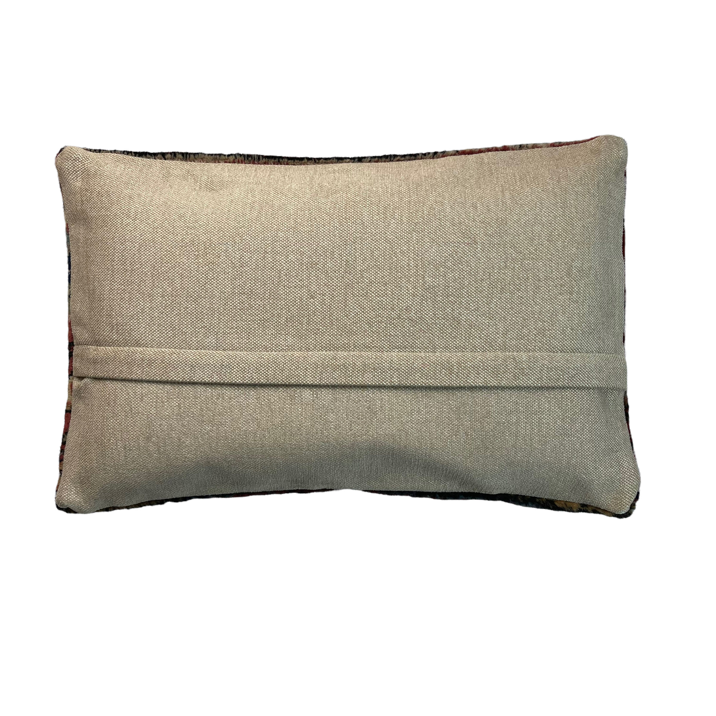 Vintage Turkish Rug Cushion Cover, 30 x 50 cm