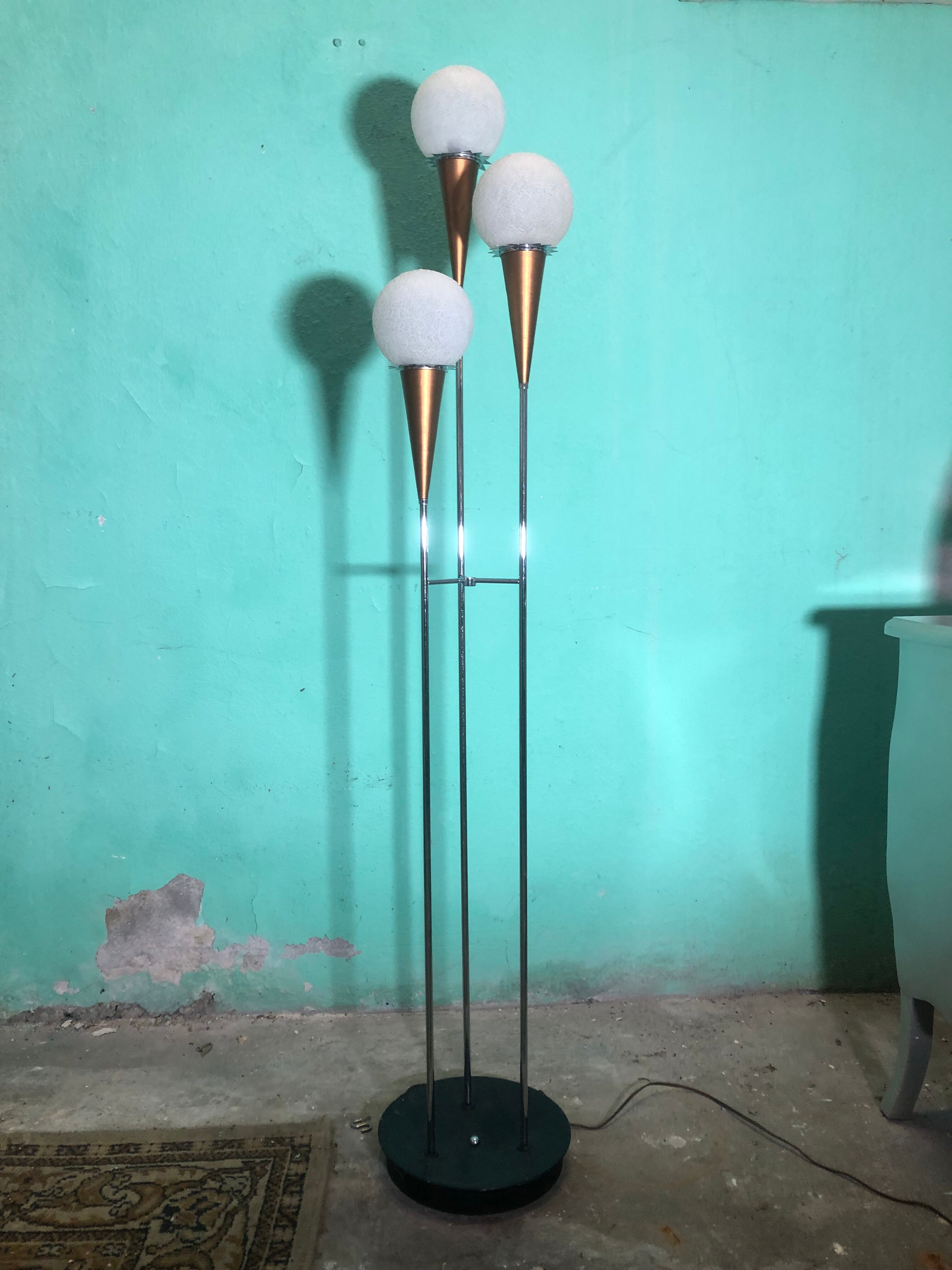 Lampadaire vintage des années 60