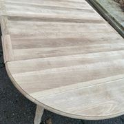 Louis Philippe extendable dining table with 8 extensions, solid oak, 19th century, 350