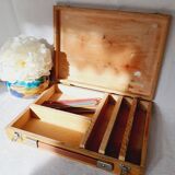 Pencil and vintage paint malette