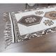 Vintage Turkish Oushak Handmade Wool Runner 100x365