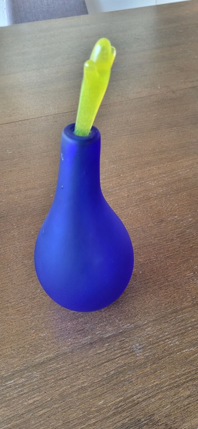 Kosta Boda carafe blue