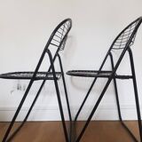 Set of 2 Alland folding chairs by Niels Gamelsgaard