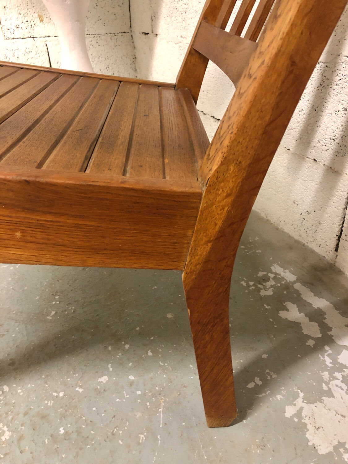 Reconstruction period armchair, René Gabriel style, 1950s