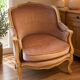 Louis XV style bergère armchair