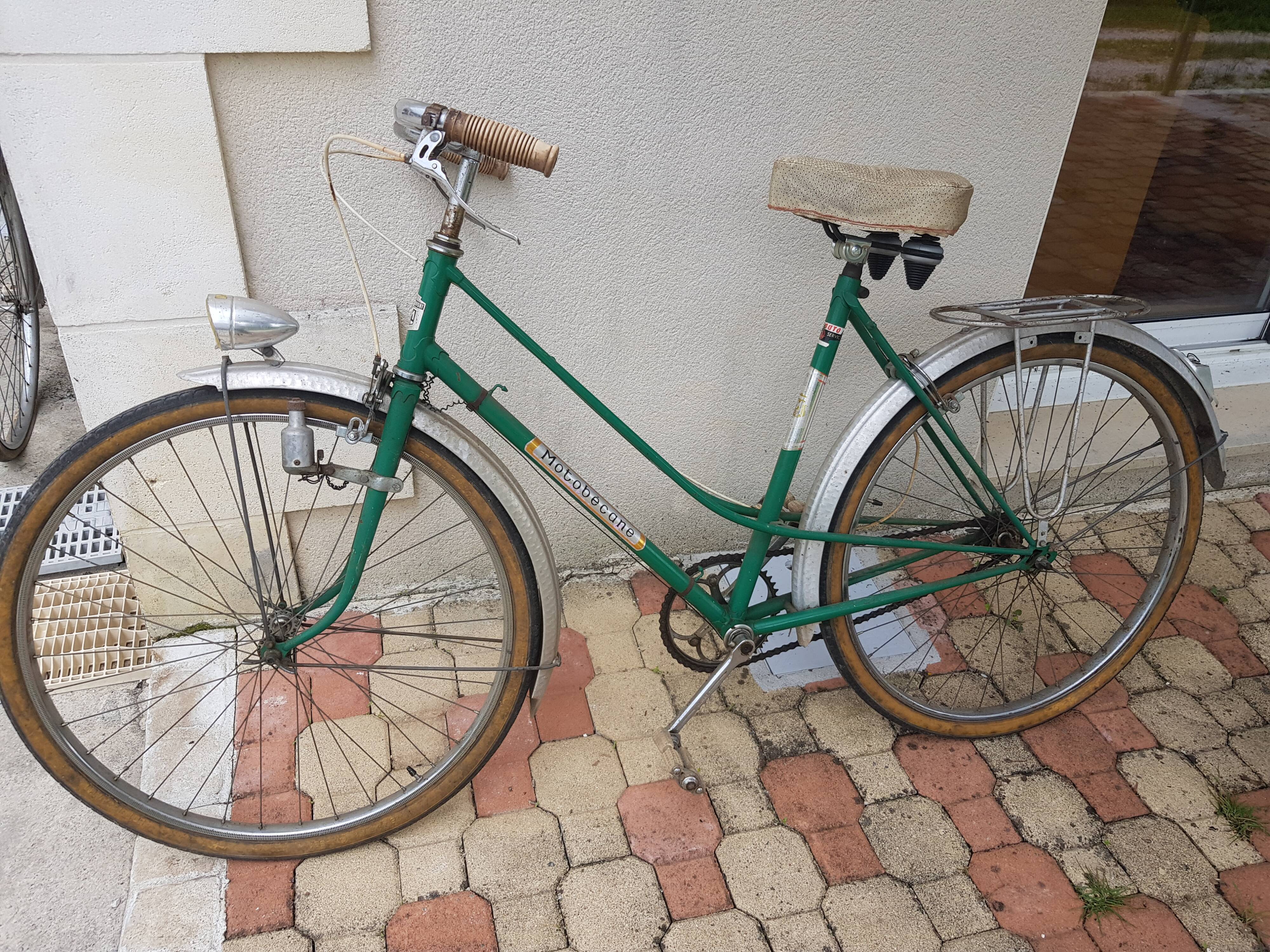Vintage motobecane bike