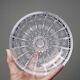 Large vintage "Queen's Lace" chiseled Bohemian crystal box