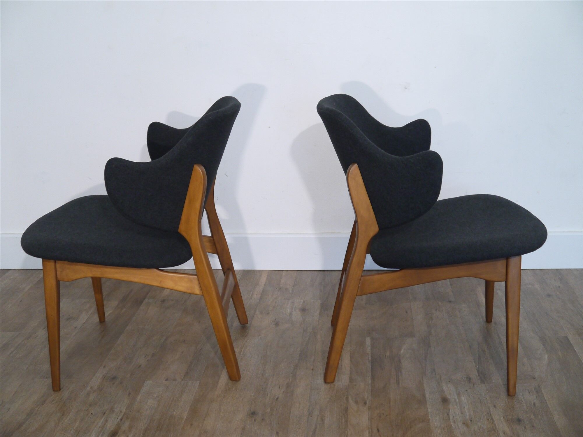 Paire de fauteuils scandinave 1960