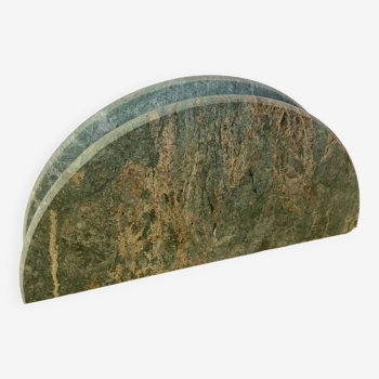 Green veined marble mail holder