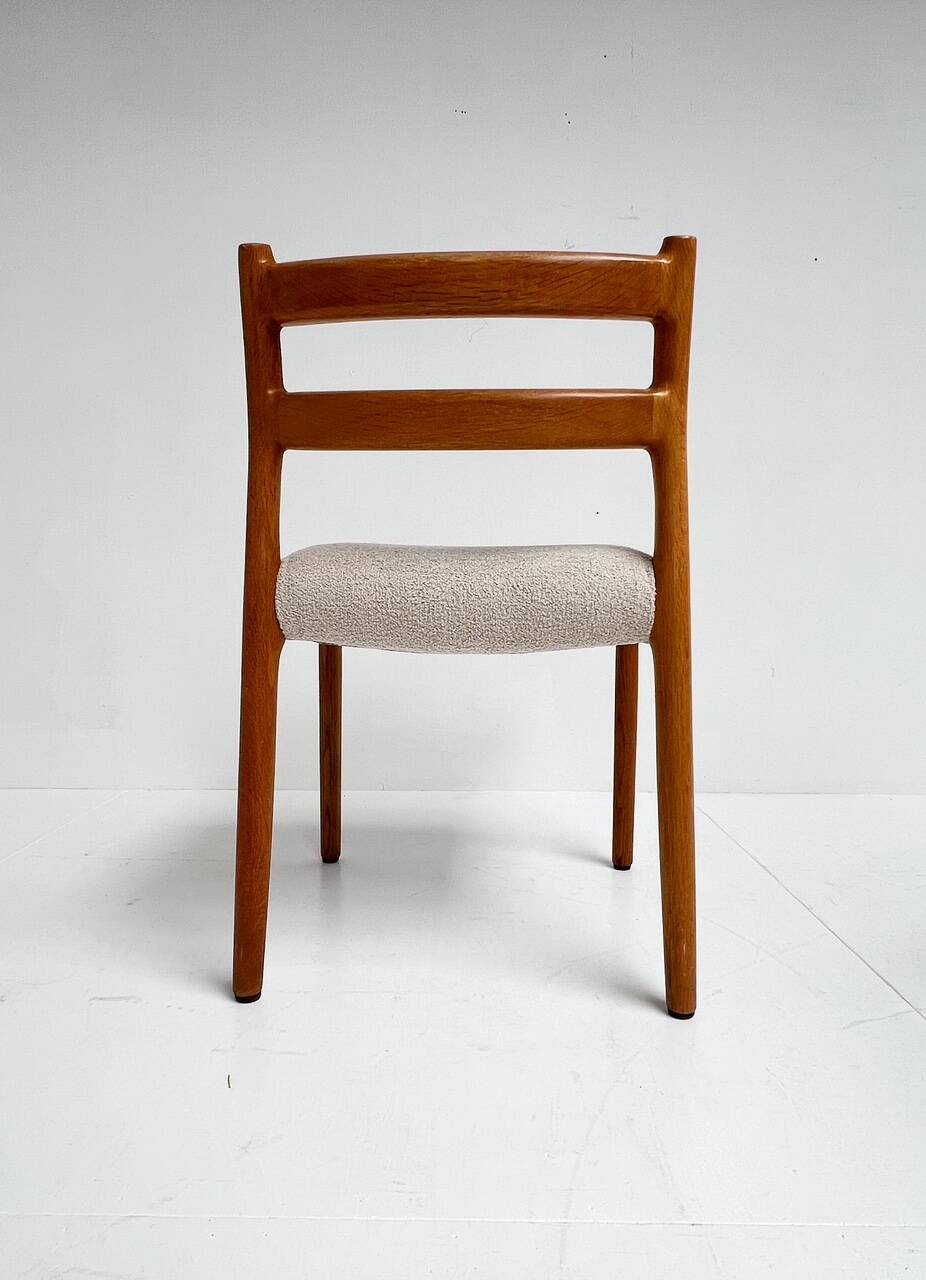 Set re upholstered Model 84 chairs by Niels Otto Møller, 1960s