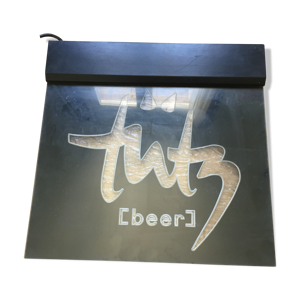 Plaque enseigne lumineuse bière