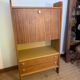 Secrétaire vintage compact placage acajou