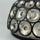Ceiling light from the 60s and 70s Glashütte Limburg Germany glass & metal