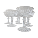 Coupes à dessert en cristal