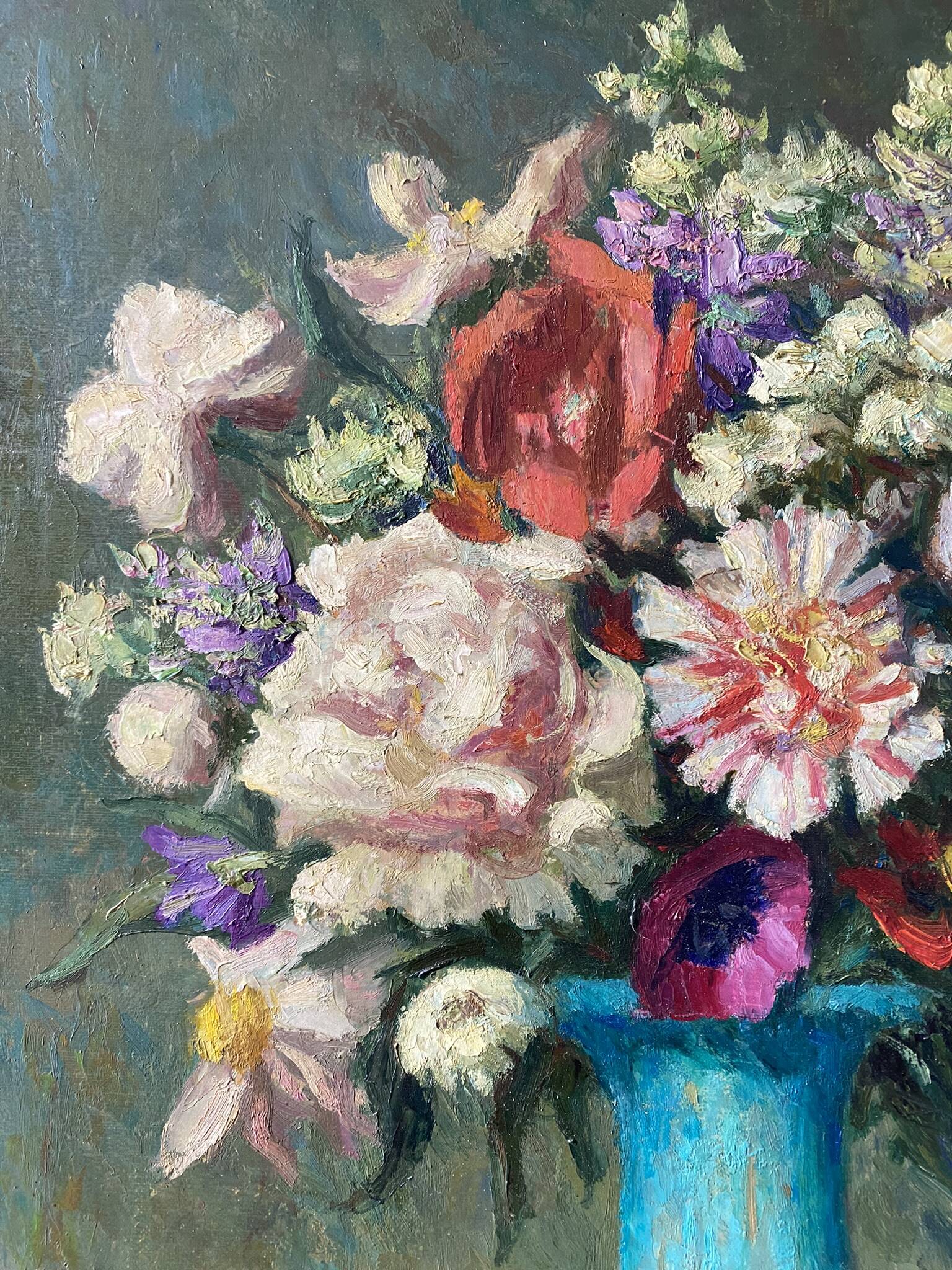 Bouquet of flowers signed Santini