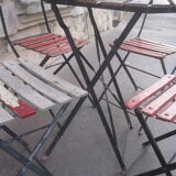 Folding garden furniture