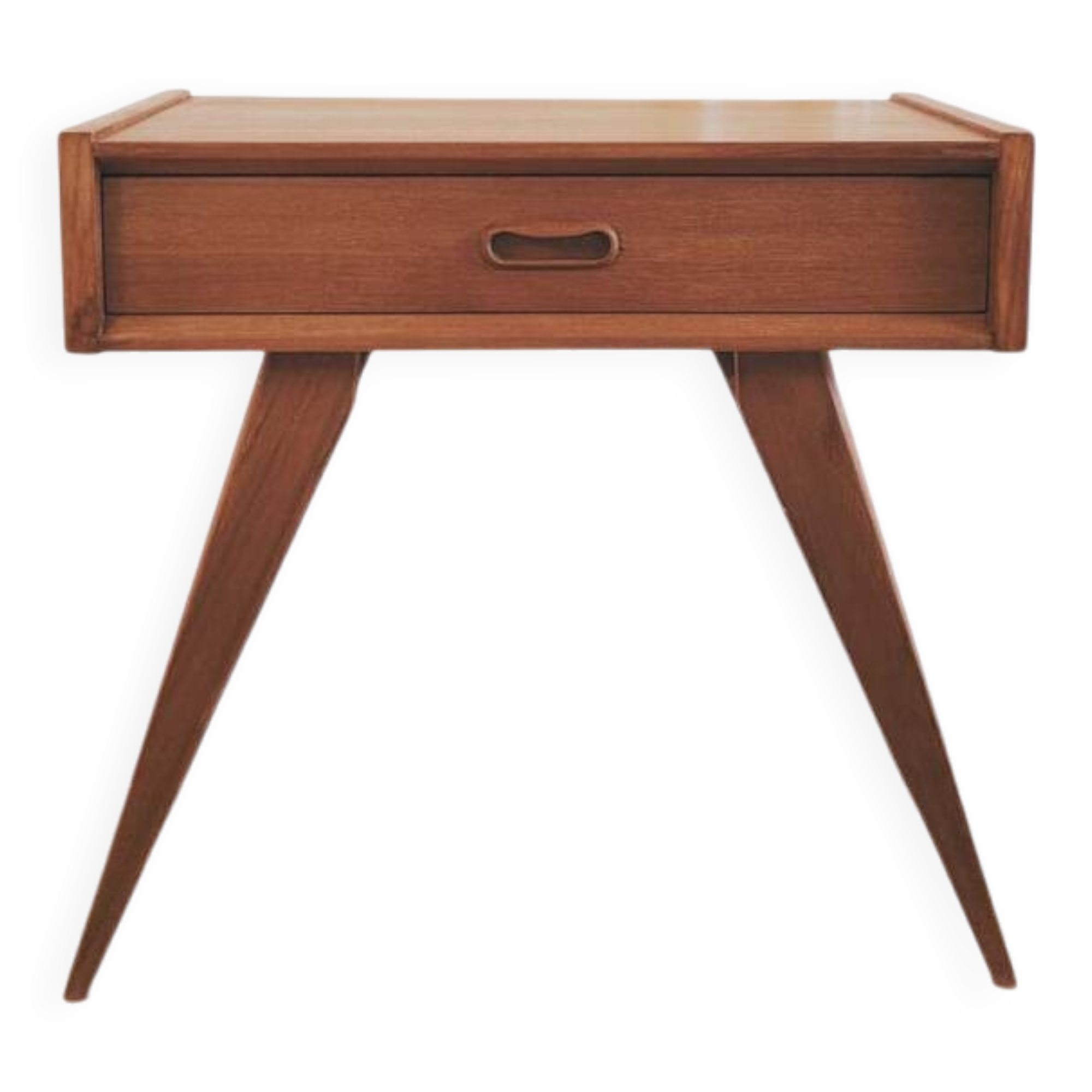 Renovated vintage Scandinavian style bedside table