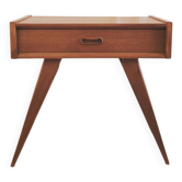 Renovated vintage Scandinavian style bedside table