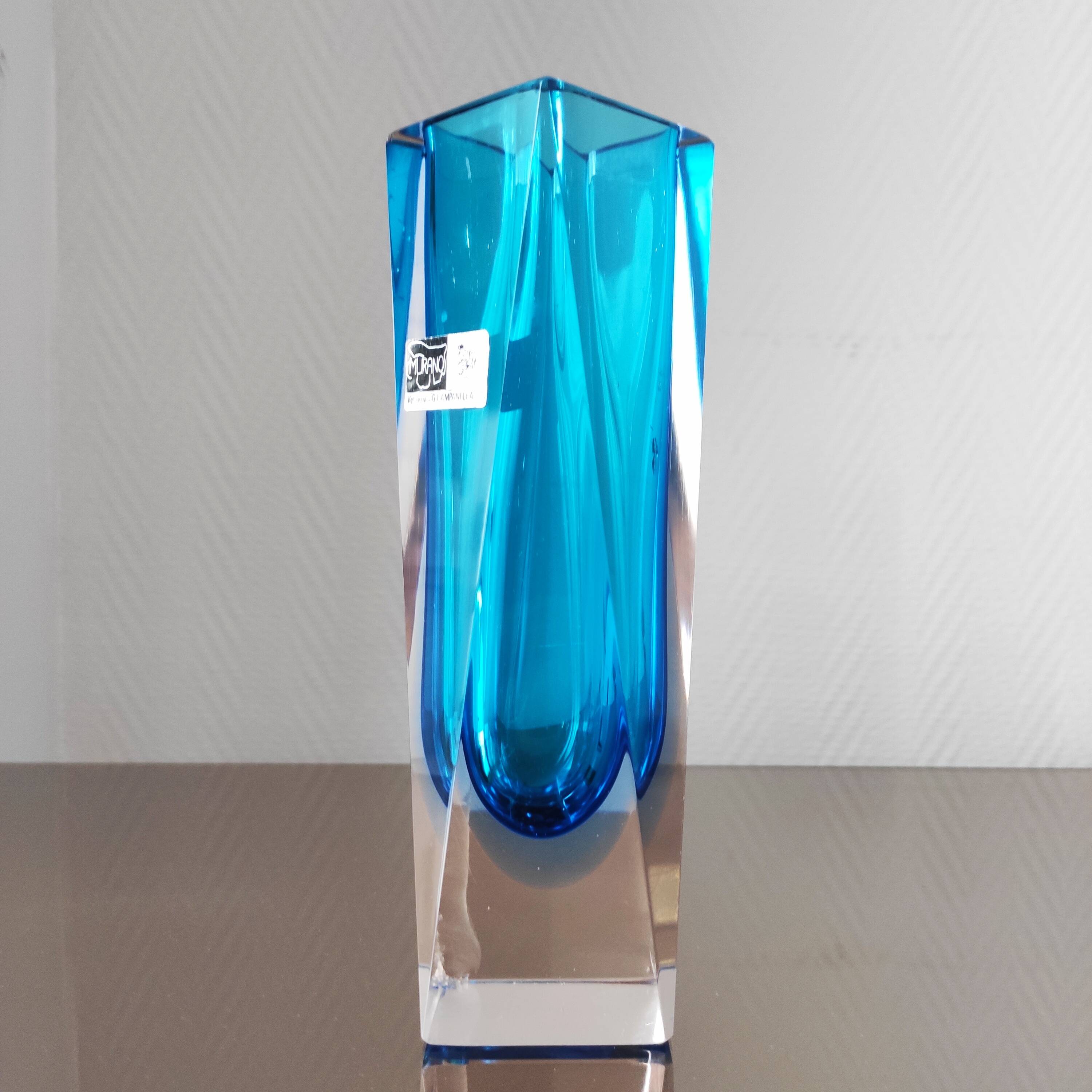 Vintage Murano Sommerso Vase