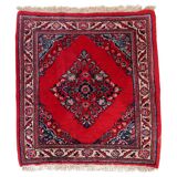 Rare square vintage 1970s Persian Hamadan rug 83cm x 89cm - 1C1250
