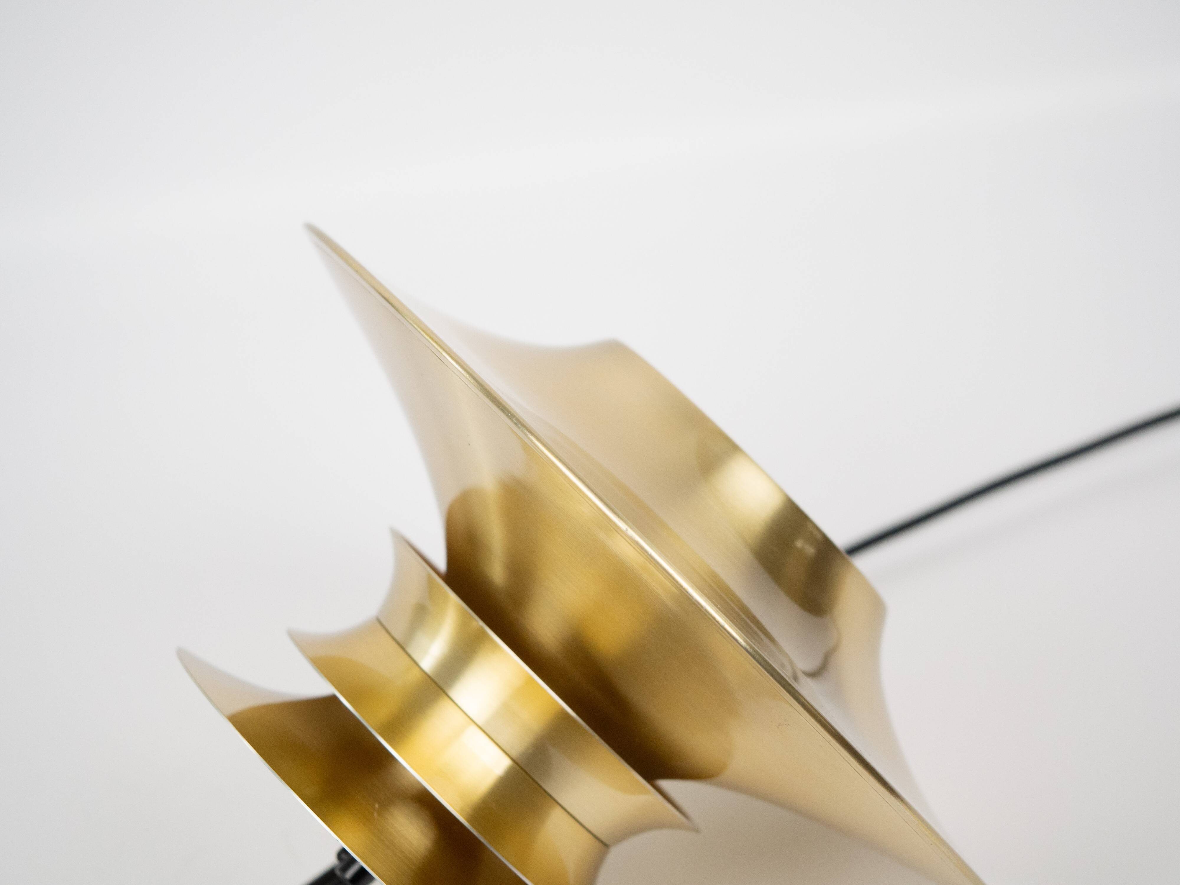 Danish vintage Lyskaer pendant lamp by Bent Nordsted, 1970s