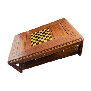 table basse bois massif