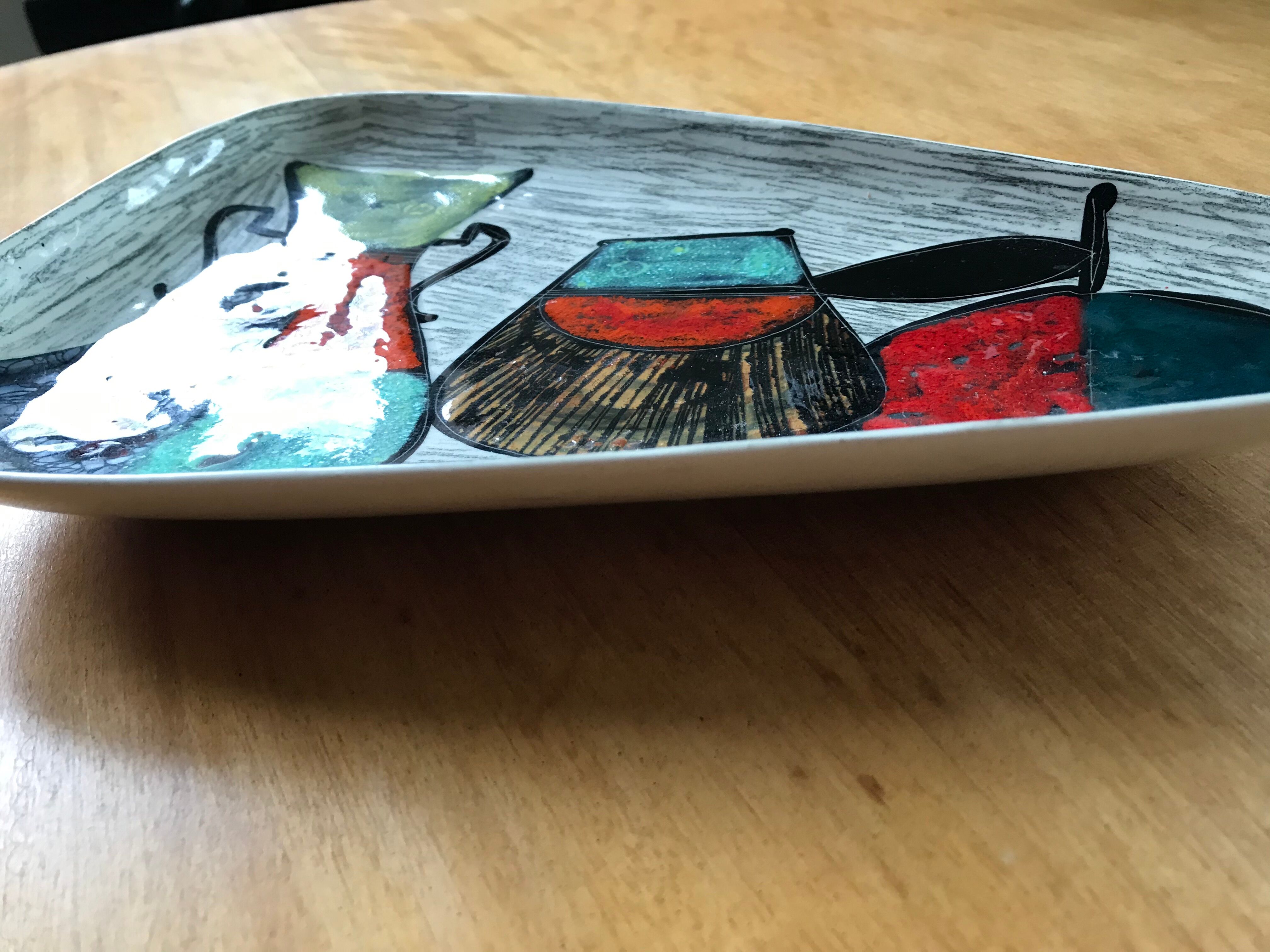 Cut in earthenware circa 1960