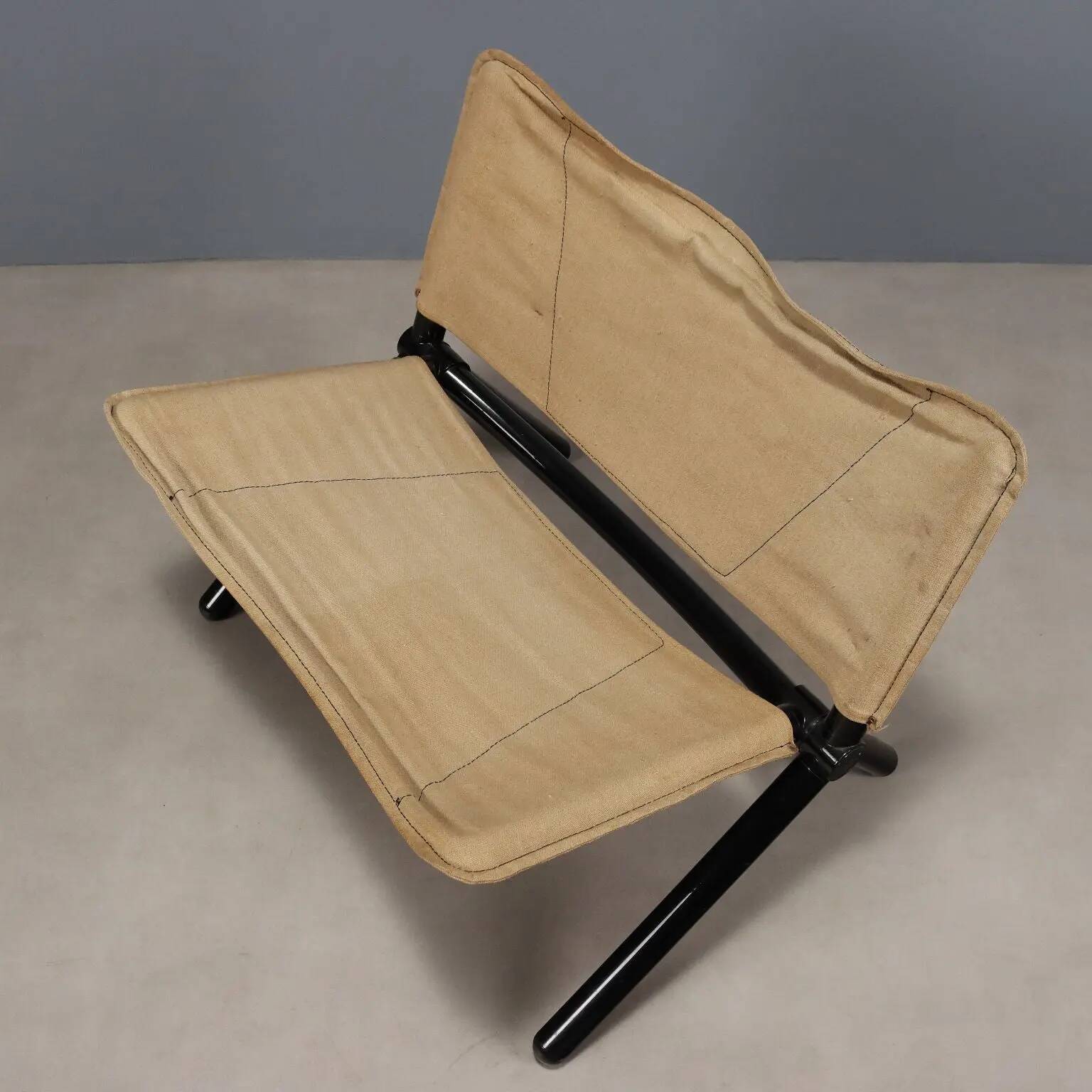 Brunati armchair from the Plenair series, designed by Ammannati and Vitelli, 1970s-80s.