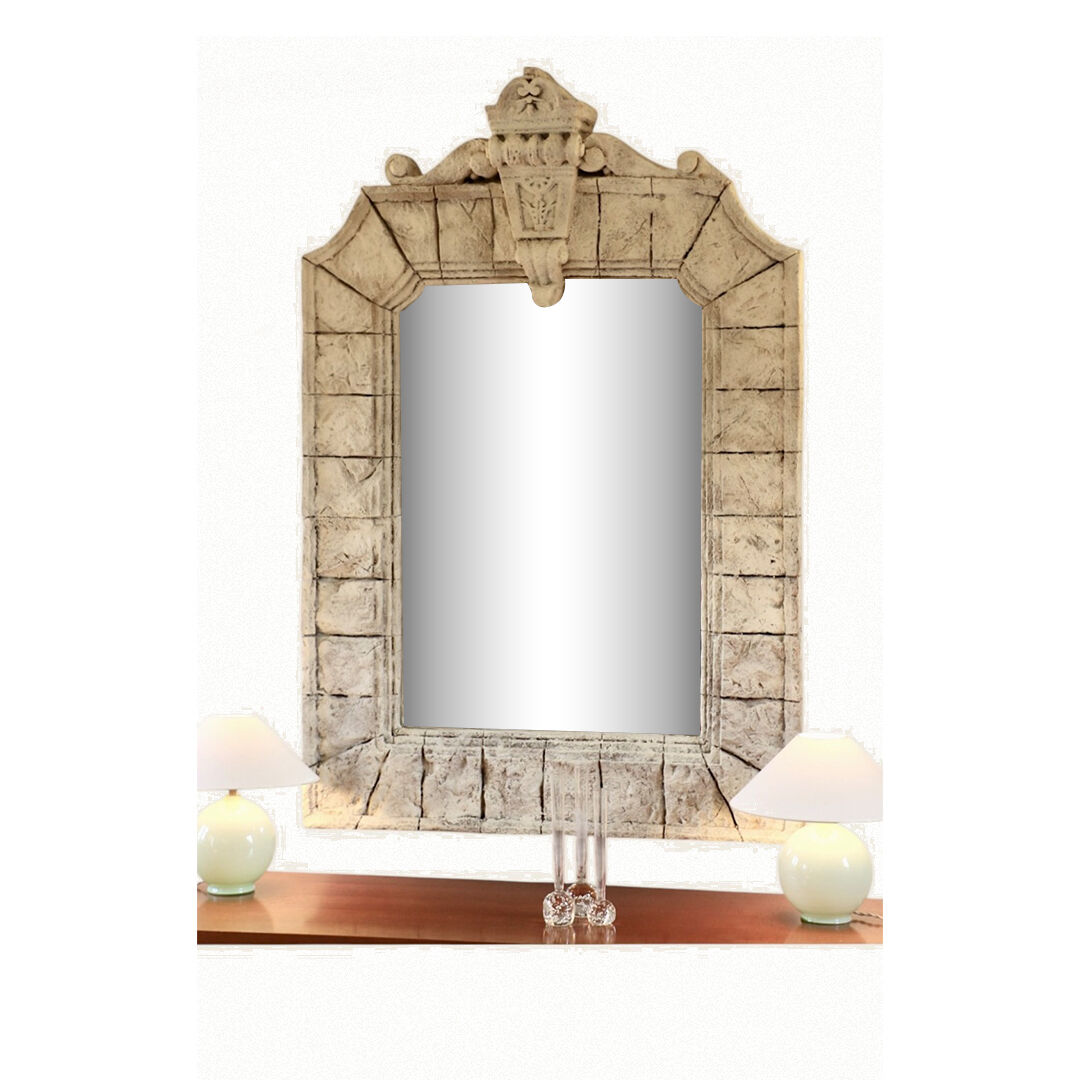 An antique decorative mirror. France 1950s.