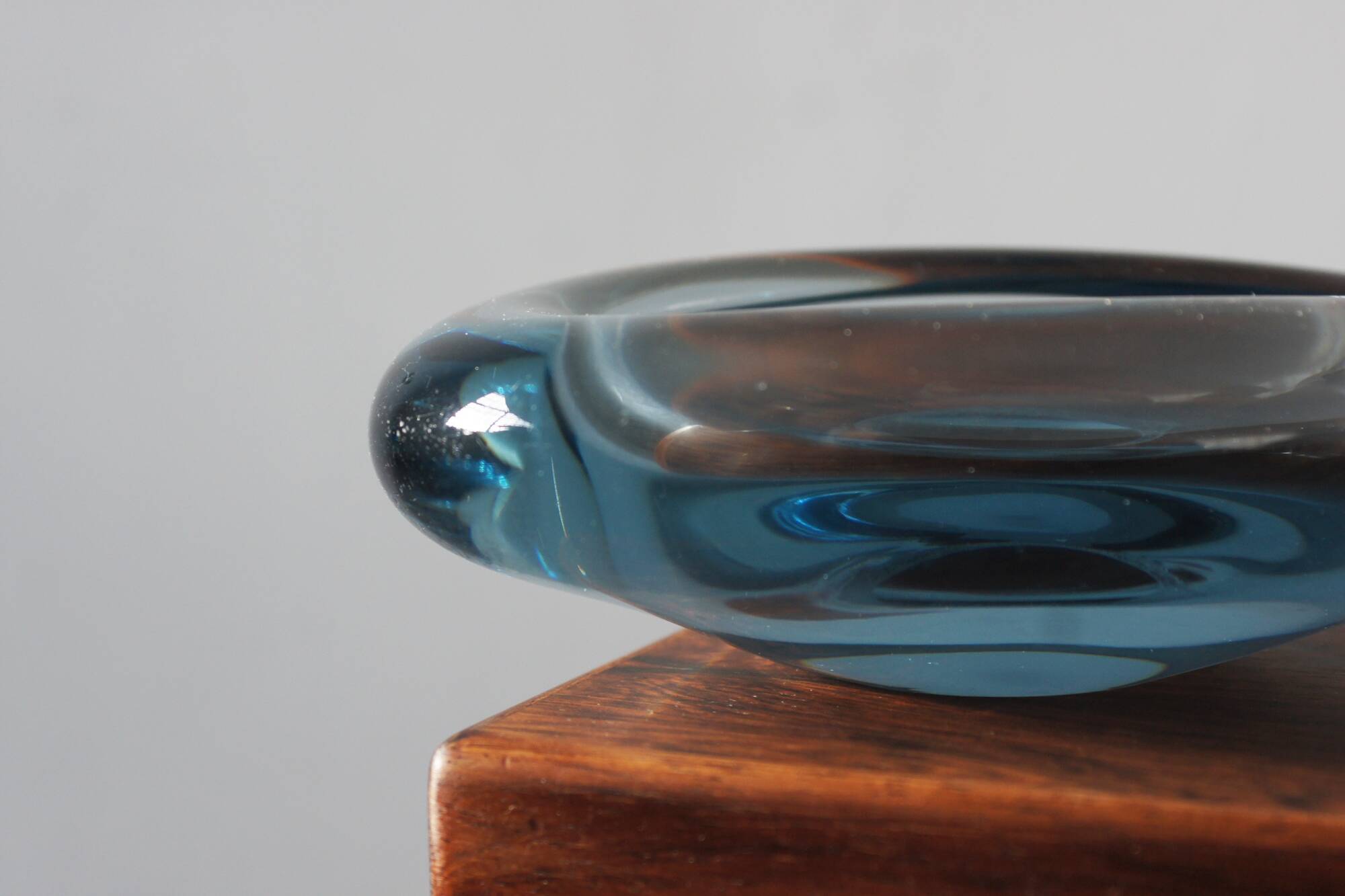 Glass Bowl design Per Lütken for Holmegaard, 1950s