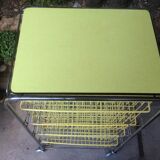 Yellow formica dessert