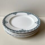 Set of 6 dessert plates St Amand & Hamage