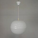 Vintage pendant lamp Aloys F. Gangkofner for Erco, plastic sphere