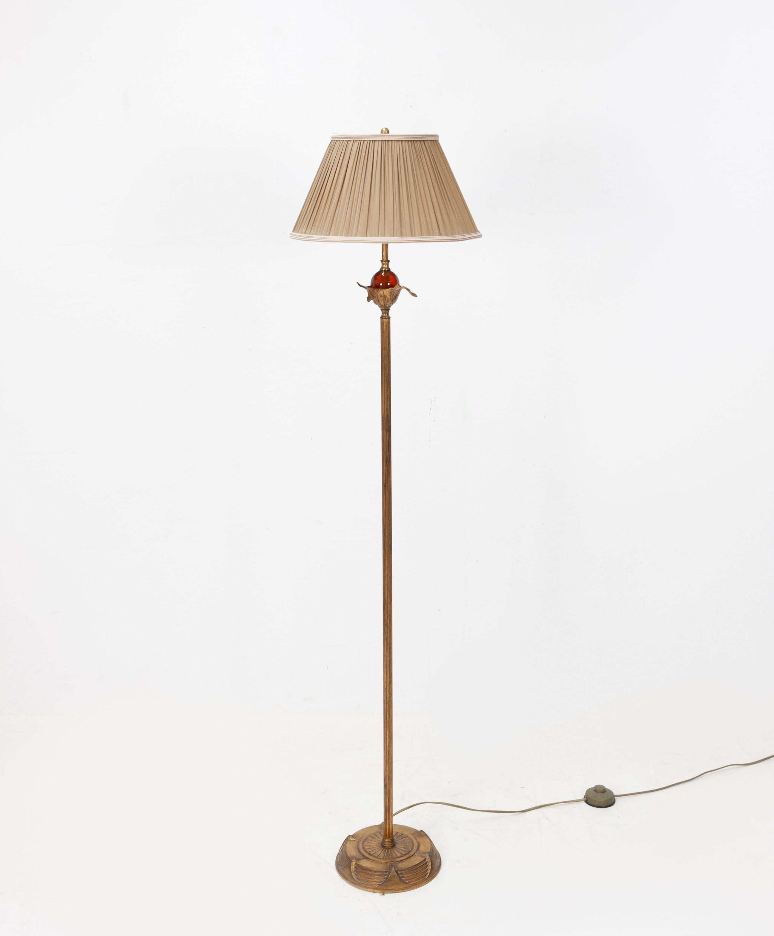 France antique bronze classic floor lamp