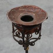 Art Nouveau planter in metal and copper, France ca. 1905