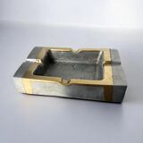 Cendrier brutaliste par David Marshall en bronze, années 1970