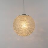 Large Murano ball pendant light by Doria, Germany, 1970s.