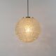 Large Murano ball pendant light by Doria, Germany, 1970s.