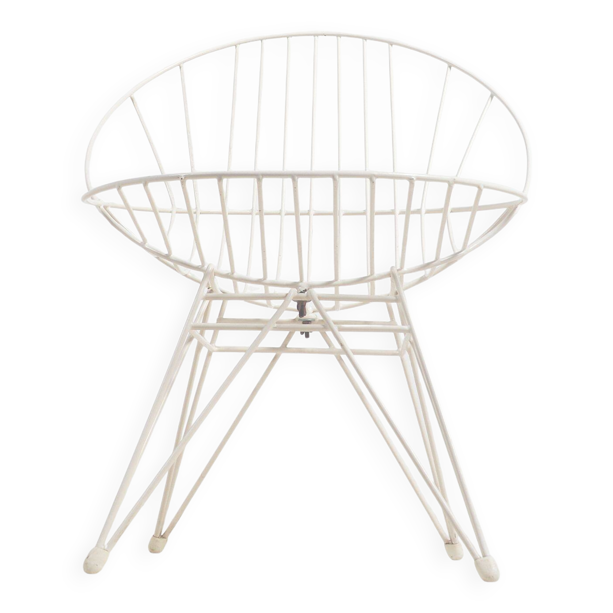 Chaise en fil Combex conçue par Cees Braakman pour Pastoe, années 1950