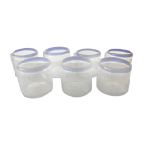 Old blown glass pencil pots