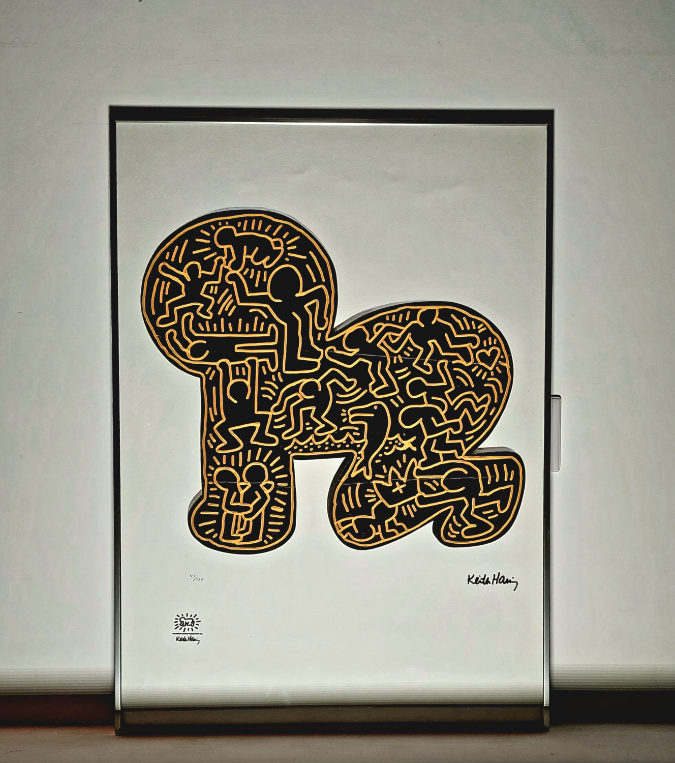 Vintage Keith Haring screen print