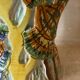 Ceramic lamp signed Claude Pruffert – Vallauris, marine decor in relief