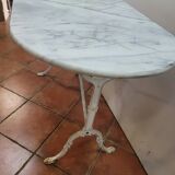 Table de bistrot dessus marbre