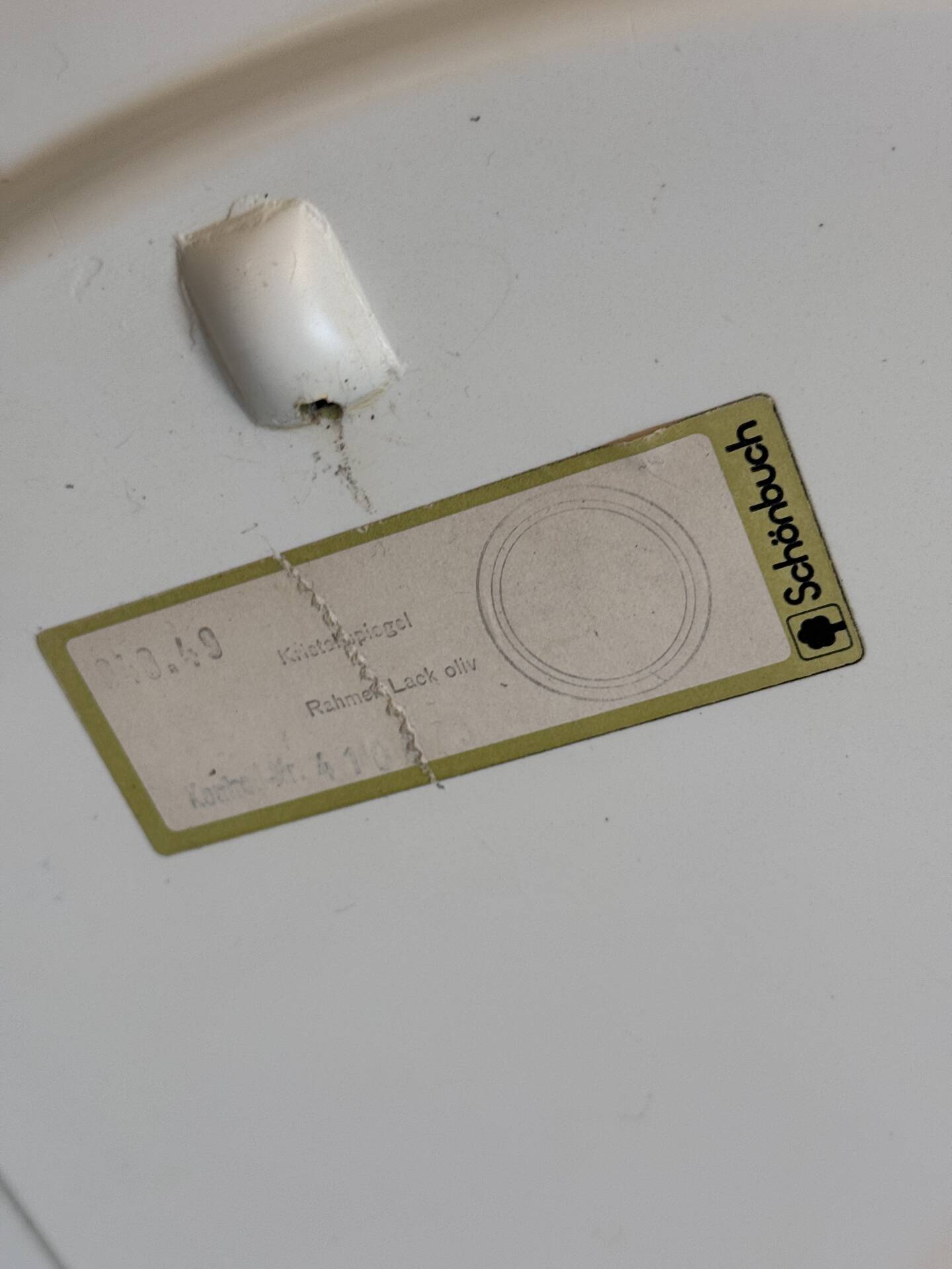 Vintage Space Age Schönbuch Mirror